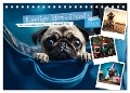 Lustige Mops-Hunde: Die charmanten Meister von Chaos und Unfug (Tischkalender 2024 DIN A5 quer), CALVENDO Monatskalender - HollywayArt HollywayArt
