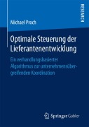 Cover-Bild zum Titel 'Optimale Steuerung der Lieferantenentwicklung' von 'Michael Proch'
