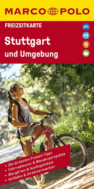 MARCO POLO Freizeitkarte 39 Stuttgart und Umgebung 1:100.000 - 