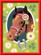 Cover-Bild zum Titel 'CreArt, Malen nach Zahlen mit Gips gießen - Pferdeglück' von ''