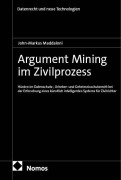 Cover-Bild zum Titel 'Argument Mining im Zivilprozess' von 'John-Markus Maddaloni'