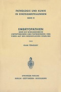 Cover-Bild zum Titel 'Embryopathien' von 'G. Töndury'