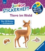 Cover-Bild zum Titel 'Wieso? Weshalb? Warum? junior Stickerheft - Tiere im Wald' von ''