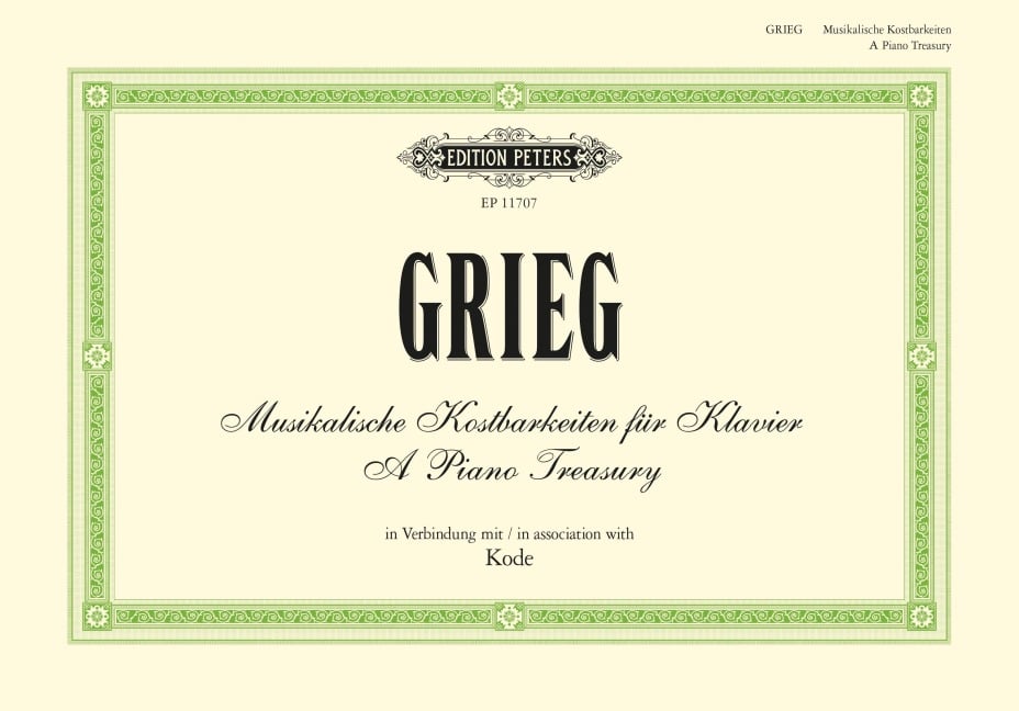Musikalische Kostbarkeiten für Klavier / A Piano Treasury Für Klavier - Edvard Grieg
