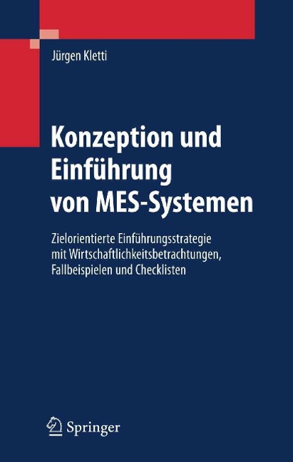 Konzeption und Einführung von MES-Systemen - Jürgen Kletti