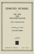 Cover-Bild zum Titel 'Die Idee der Phänomenologie' von 'W. Biemel, Edmund Husserl'