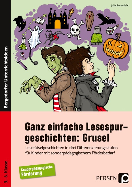 Ganz einfache Lesespurgeschichten: Grusel - Julia Rosendahl