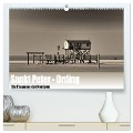 Sankt Peter-Ording. Ein Traum an der Nordsee (hochwertiger Premium Wandkalender 2024 DIN A2 quer), Kunstdruck in Hochglanz - Guido Wulf