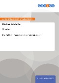 Cover-Bild zum Titel 'Kaffee' von 'Markus Hofstetter'