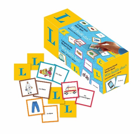 Langenscheidt Memo-Spiel "Wie heißt das?" - Memo-Spiel in einer Box mit 200 Karten und Spielanleitung - 