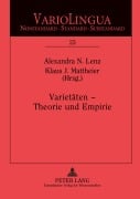Cover-Bild zum Titel 'Varietäten - Theorie und Empirie' von ''