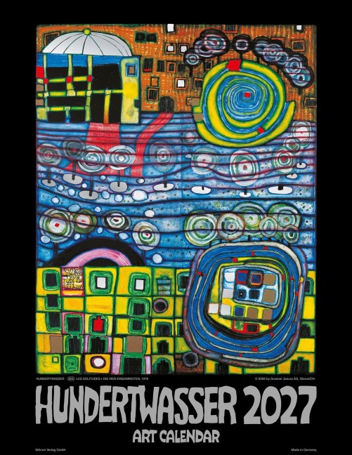 Hundertwasser Art Calendar 2027 - 