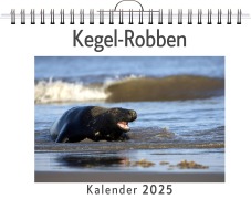 Cover-Bild zum Titel 'Kegel-Robben - (Wandkalender 2025, Kalender DIN A4 quer, Monatskalender im Querformat mit Kalendarium, das perfekte Geschenk)' von 'Emma Lehmann'