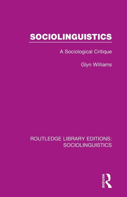 Sociolinguistics - Glyn Williams