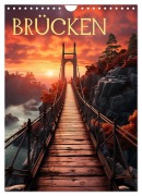 Cover-Bild zum Titel 'Brücken (Wandkalender 2026 DIN A4 hoch), CALVENDO Monatskalender' von 'Cathrin Illgen'