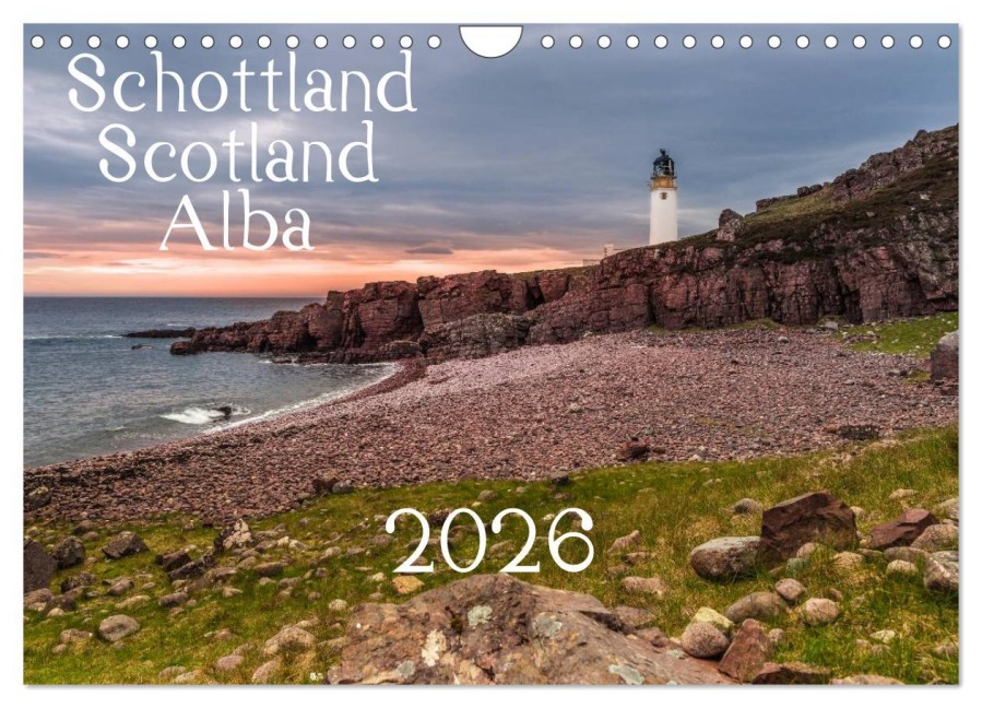 Schottland - Scotland - Alba (Wandkalender 2026 DIN A4 quer), CALVENDO Monatskalender - Heiko Eschrich