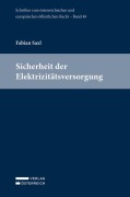 Cover-Bild zum Titel 'Sicherheit der Elektrizitätsversorgung' von 'Fabian Saxl'
