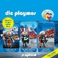 Die Playmos - Das Original Playmobil Hörspiel, Die große Feuerwehr-Box, Folgen 42, 57, 62 - David Bredel, Florian Fickel, Simon X. Rost