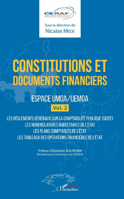 Constitutions et documents financiers Vol 2 Espace UMOA/UEMOA - Nicaise Médé