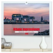 Cover-Bild zum Titel 'Urbane Impressionen: Domstadt Köln - Lebensgefühl am Rhein (hochwertiger Premium Wandkalender 2026 DIN A2 quer), Kunstdruck in Hochglanz' von 'Alexander Ludwig'