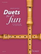 Cover-Bild zum Titel 'Duets for fun: Descant Recorder. 2 Sopran-Blockflöten. Spielpartitur' von ''
