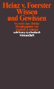 Cover-Bild zum Titel 'Wissen und Gewissen' von 'Heinz von Foerster'
