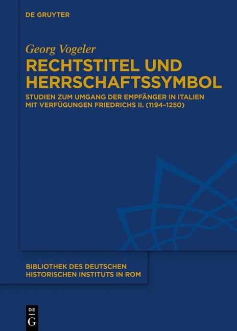 Rechtstitel und Herrschaftssymbol - Georg Vogeler