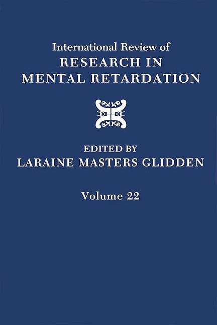 International Review of Research in Mental Retardation - 
