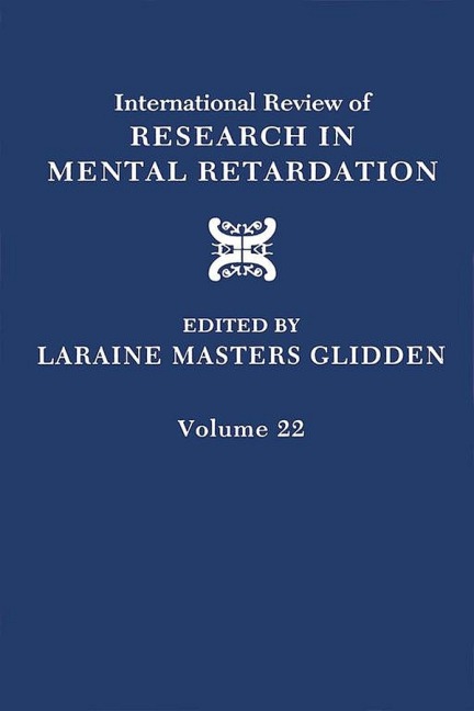 International Review of Research in Mental Retardation - 