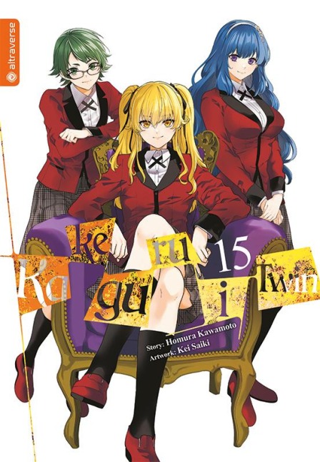 Kakegurui Twin 15 - Homura Kawamoto, Kei Saiki