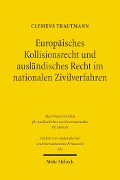 Cover-Bild zum Titel 'Europäisches Kollisionsrecht und ausländisches Recht im nationalen Zivilverfahren' von 'Clemens Trautmann'