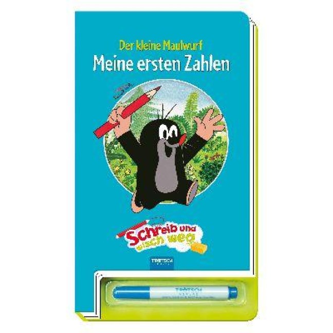 Schreib und wisch weg "Der kleine Maulwurf". Zahlen - 