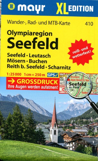 Mayr Wanderkarte Olympiaregion Seefeld XL 1:25.000 - 