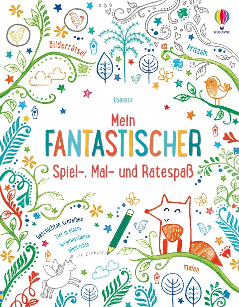 Mein fantastischer Spiel-, Mal- und Ratespaß - 