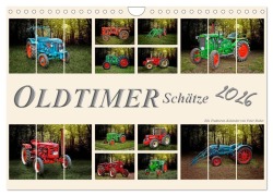 Oldtimer Schätze. Ein Traktoren-Kalender (Wandkalender 2026 DIN A4 quer), CALVENDO Monatskalender - Peter Roder