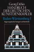 Cover-Bild zum Titel 'Dehio - Handbuch der deutschen Kunstdenkmäler / Baden-Württemberg Bd. 1' von 'Georg Dehio'