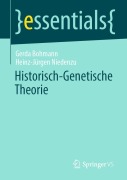 Cover-Bild zum Titel 'Historisch-Genetische Theorie' von 'Gerda Bohmann, Heinz-Jürgen Niedenzu'