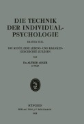 Cover-Bild zum Titel 'Die Technik der Individualpsychologie' von 'Alfred Adler'