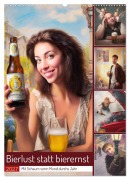 Cover-Bild zum Titel 'Bierlust statt bierernst (Wandkalender 2027 DIN A2 hoch), CALVENDO Monatskalender' von 'Sabine Löwer'