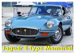 Jaguar E-Type Memorial (Wandkalender 2025 DIN A2 quer), CALVENDO Monatskalender - Arie Wubben