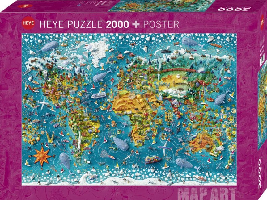 Miniature World Puzzle 2000 Teile - Sarah Drake