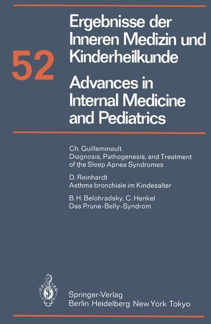 Ergebnisse der Inneren Medizin und Kinderheilkunde / Advances in Internal Medicine and Pediatrics - P. Frick, G. -A. von Harnack, A. Prader, G. A. Martini, K. Kochsiek