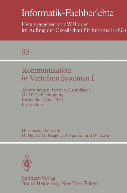 Kommunikation in Verteilten Systemen I - 