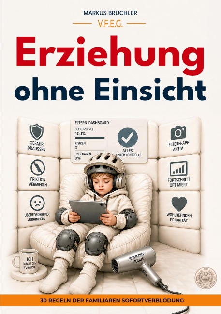 Erziehung ohne Einsicht - 30 Regeln der familiären Sofortverblödung - Markus Brüchler