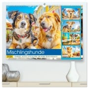 Cover-Bild zum Titel 'Mischlingshunde. Geliebt, schön und bunter als jeder Stammbaum (hochwertiger Premium Wandkalender 2026 DIN A2 quer), Kunstdruck in Hochglanz' von 'Rose Hurley'