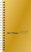 Cover-Bild zum Titel 'rido/idé 7014121917 Taschenkalender Mod. Timing 2 2027 A6, Karton, gold' von ''