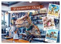 Dinosaurier-Alltag - Wenn sie nicht ausgestorben wären! (Wandkalender 2025 DIN A3 quer), CALVENDO Monatskalender - Anja Frost