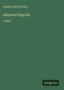 Cover-Bild zum Titel 'Allerhand Slag Lüd' von 'Johann Hinrich Fehrs'