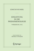 Cover-Bild zum Titel 'Einleitung in die Phänomenologie' von 'Edmund Husserl'