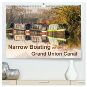 Narrow Boating auf dem Grand Union Canal (hochwertiger Premium Wandkalender 2026 DIN A2 quer), Kunstdruck in Hochglanz - Redi Fotografie